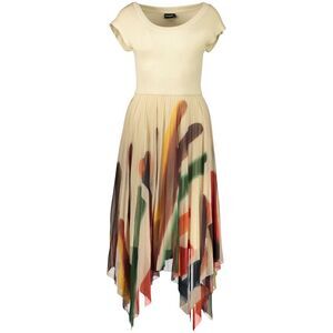 Desigual Beige Polyester Women's Women's Dress